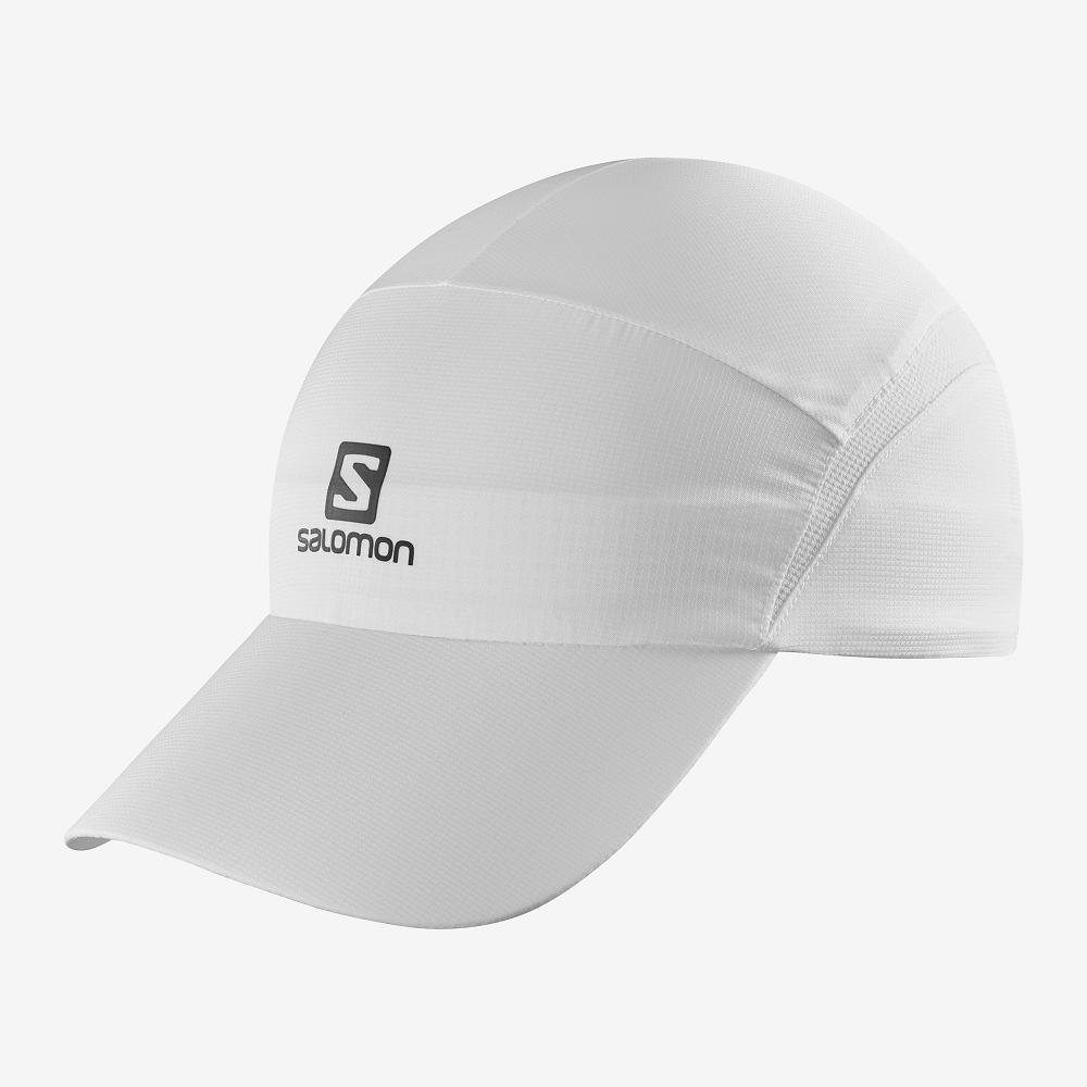 SALOMON XA Philippines - Men's Caps - White | 923764-PDM